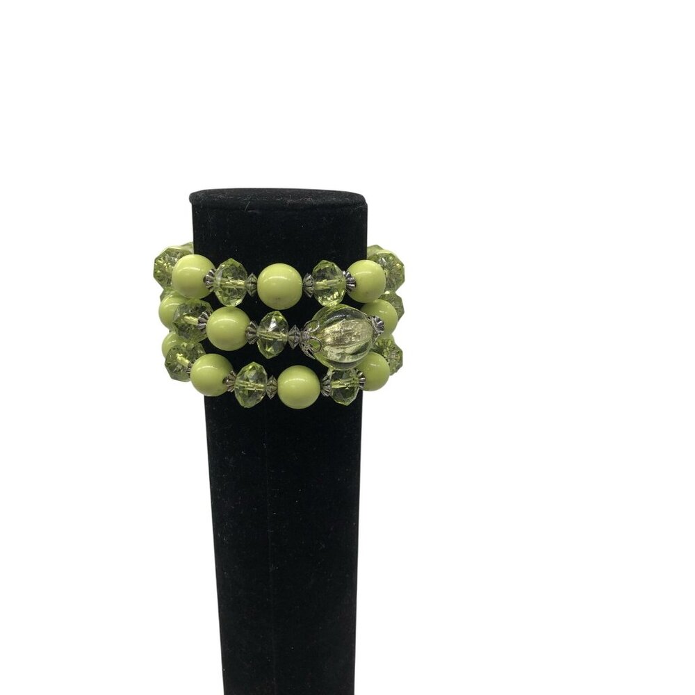 Rickis Womens Fashion‎ Bracelet Bead Stretch Green